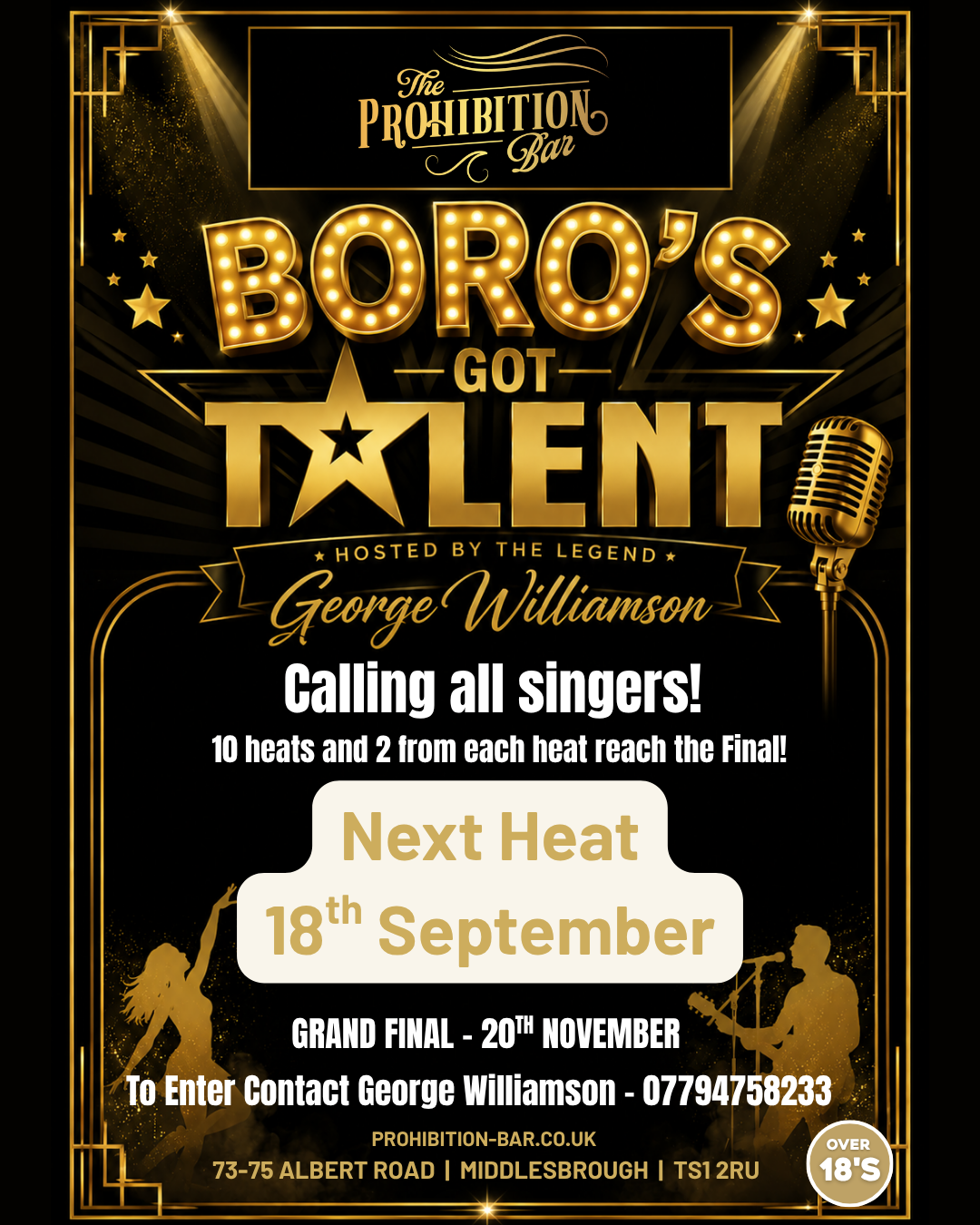 THINK YOU’VE GOT WHAT IT TAKES? – 18th September