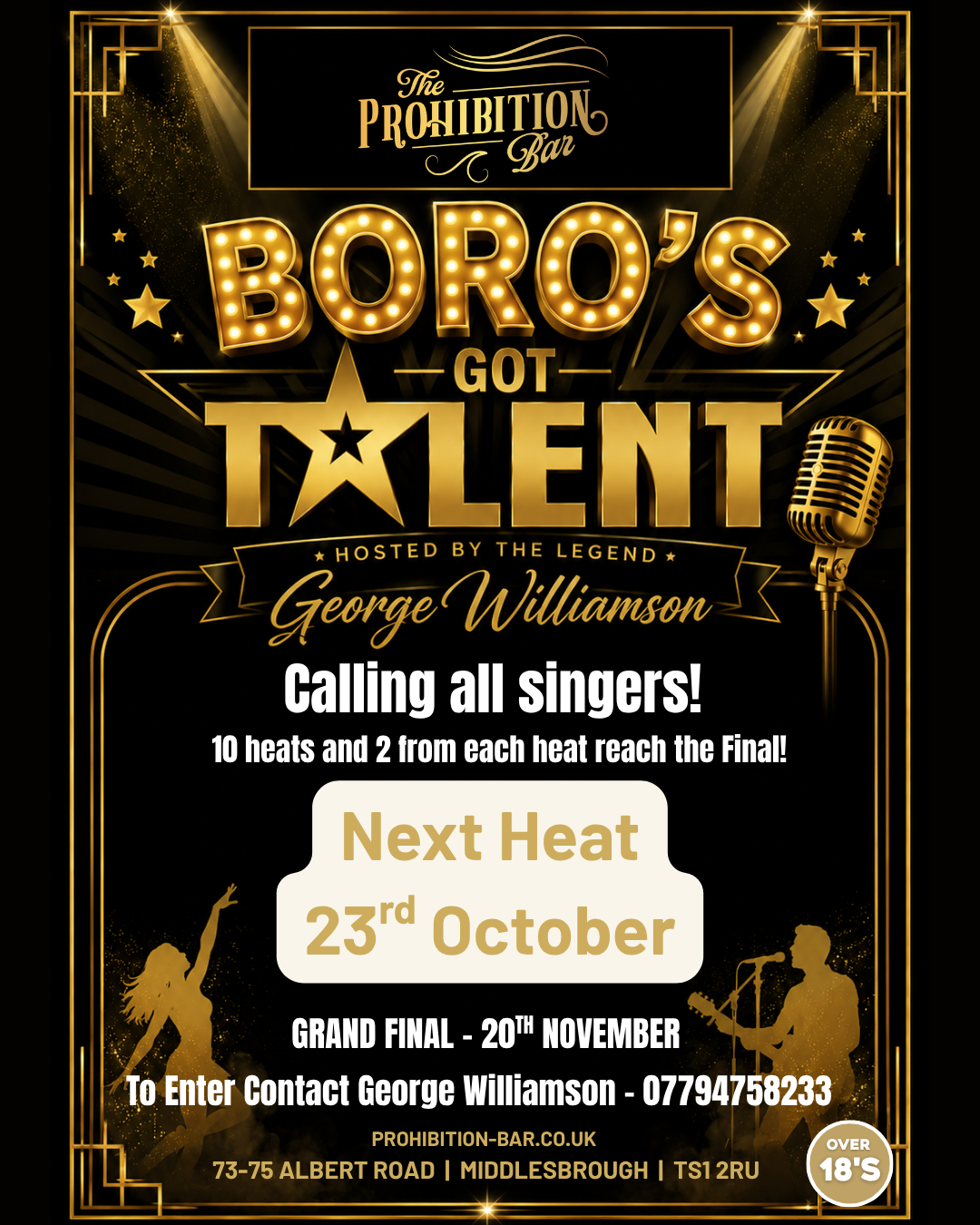 THINK YOU’VE GOT WHAT IT TAKES? – 23rd October