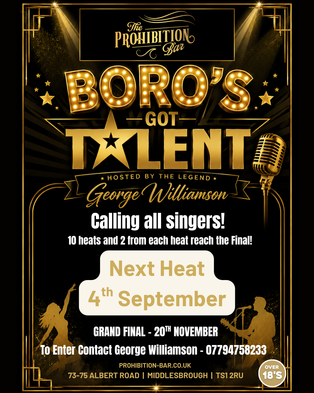 THINK YOU’VE GOT WHAT IT TAKES? – 4th September
